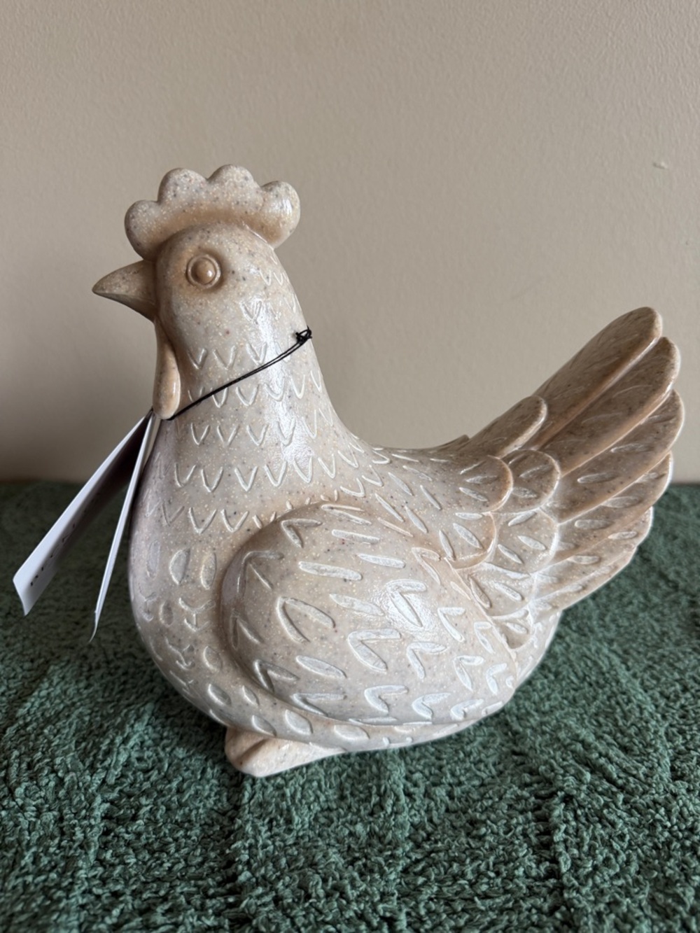 Becki Owens Essentials Chicken Decor Beige Ivory NEW!